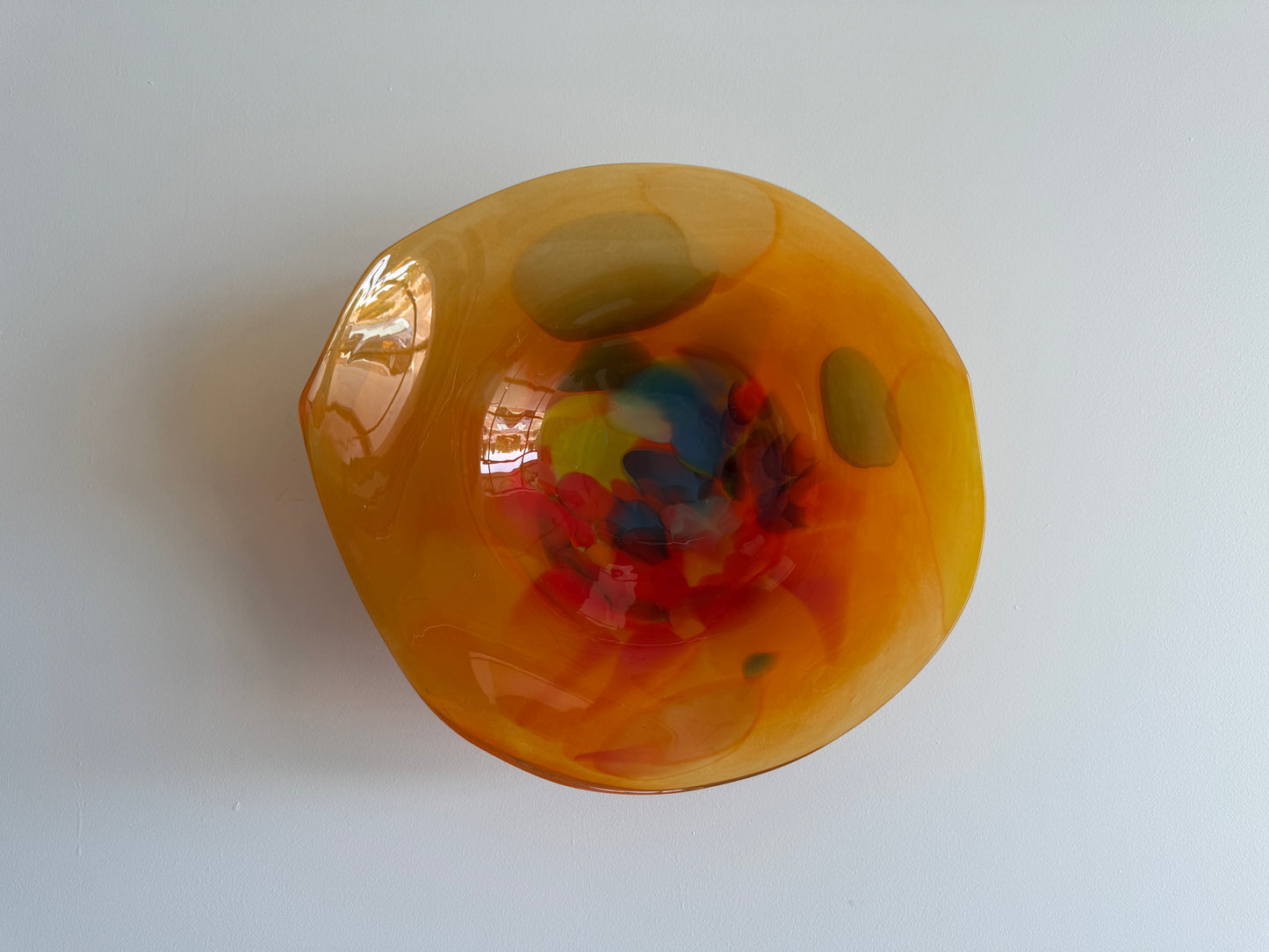 Wall Plate - Orange Irregular