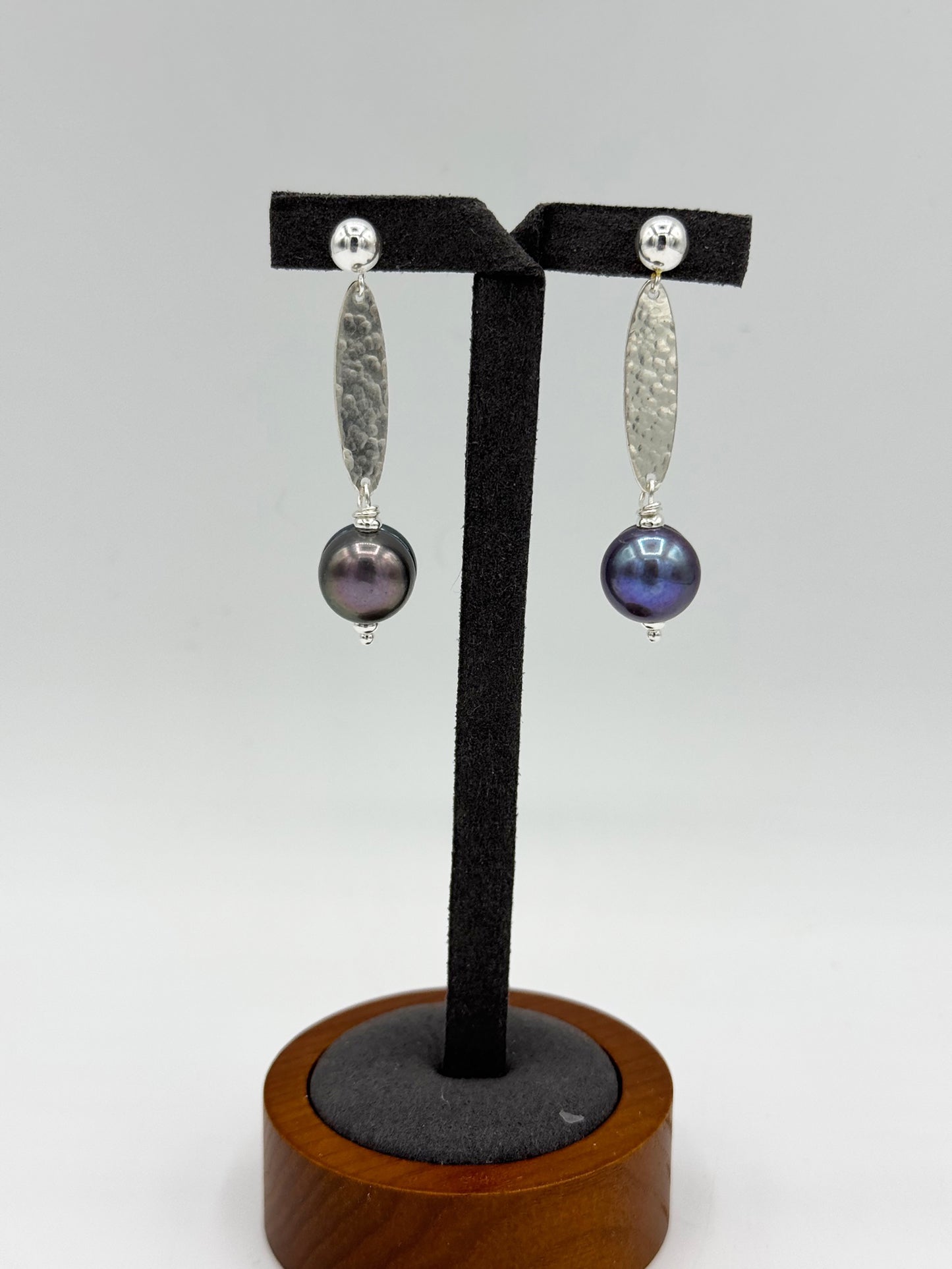 Peacock Pearl Earrings