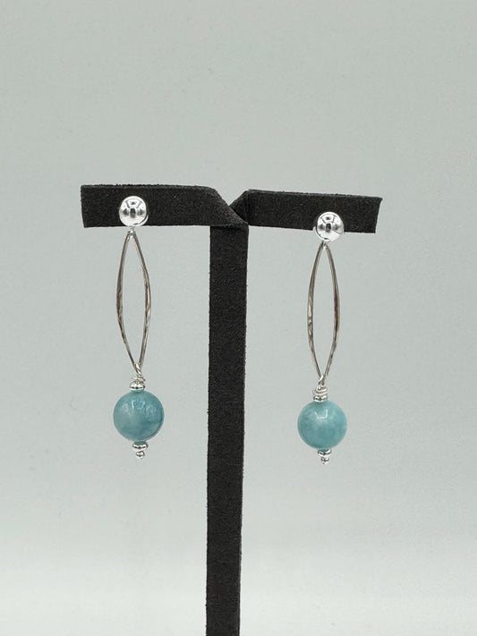 Larimar Earrings