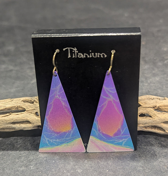 Lg Triangle Earrings 606