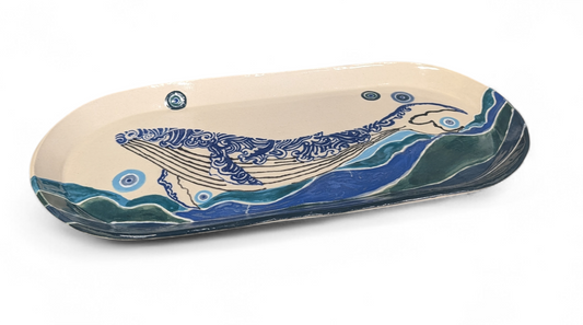 173 Oval Whale Plate