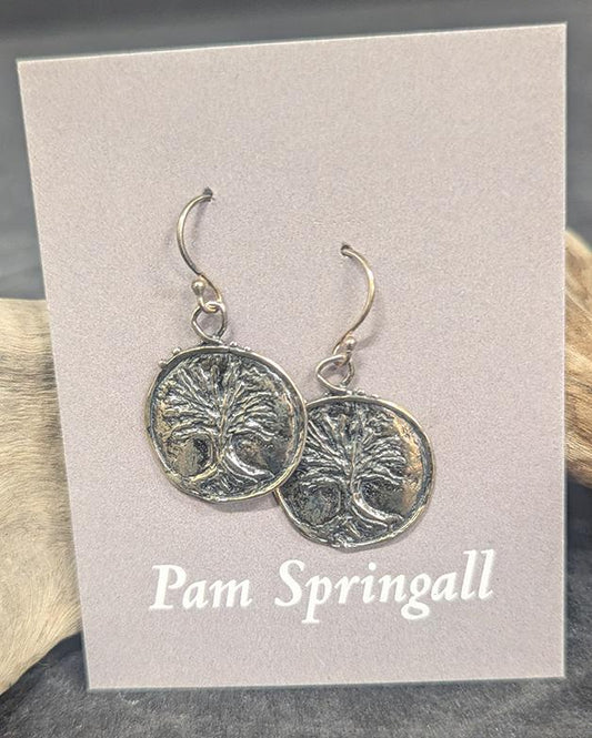 366 Sterling Tree of Life Earrings