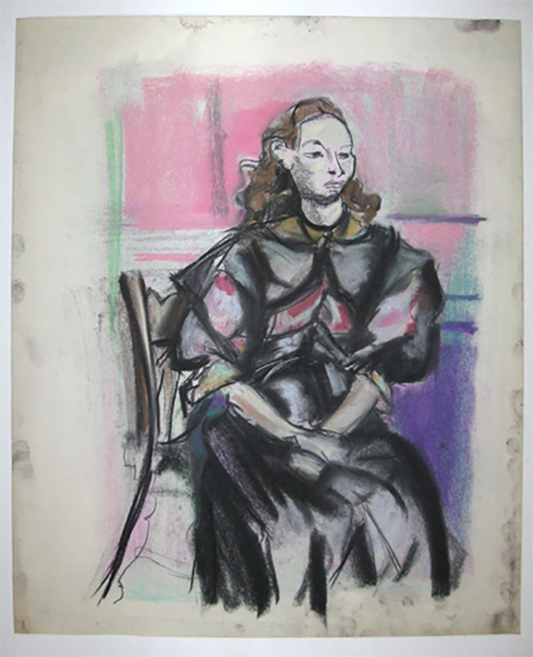untitled (Seated Woman in Black)