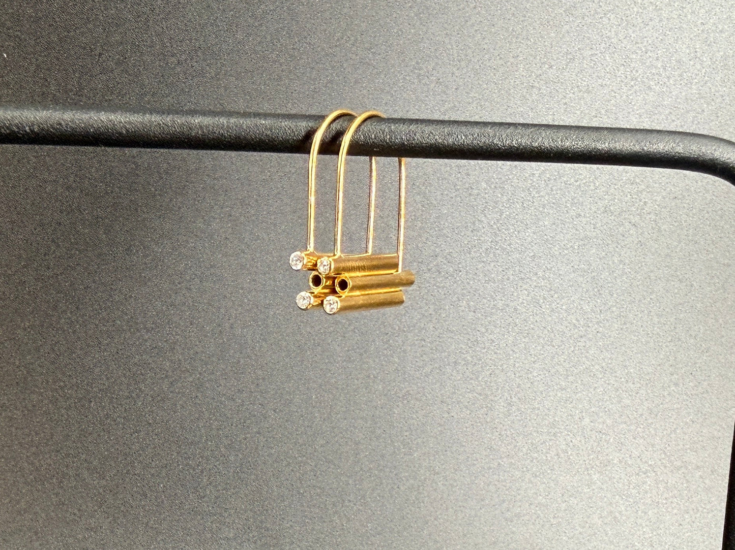 Mini Strata Hoops (Gold)