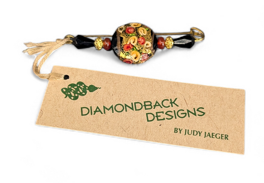 10670 Venetian glass Pin