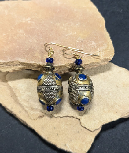 Turkoman gold earrings 11066