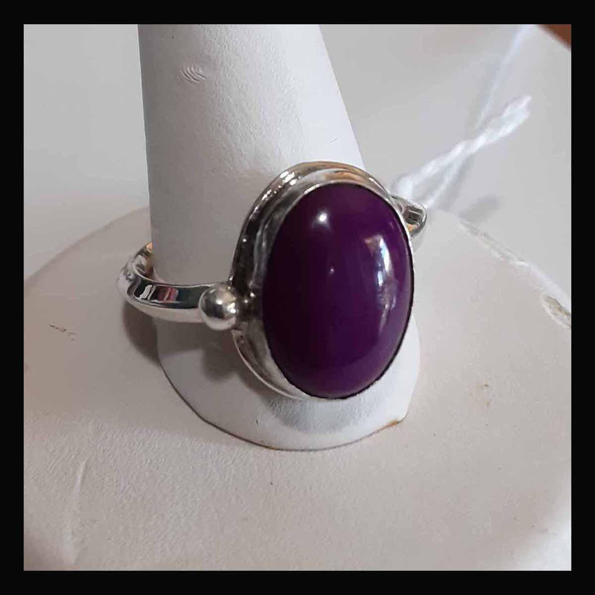 208 Sugalite Bezel Mount Ring