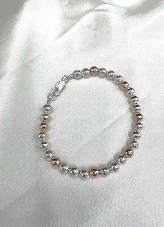 5151 Sterling Silver & 14k RGF Bracelet