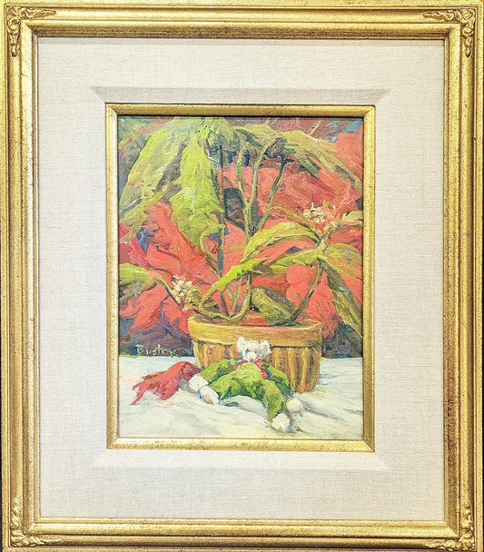 225 Pointsettia with XMas Toy