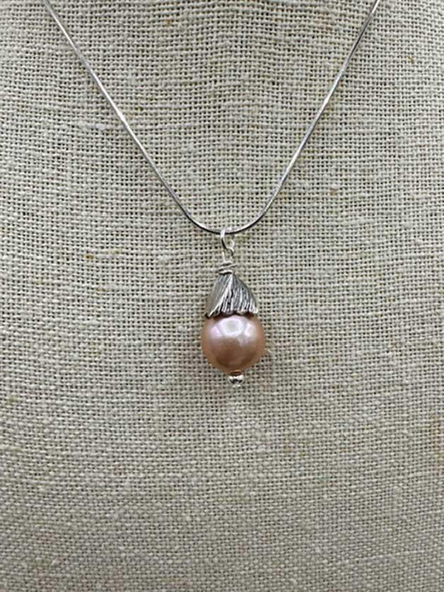 5110 Pink Freshwater Pearl Necklace