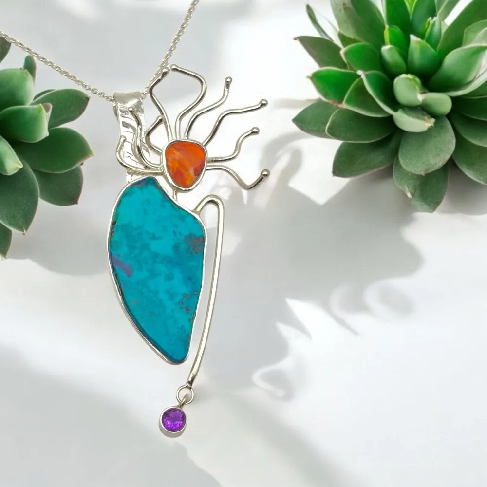 64 Solar Bloom Pendant