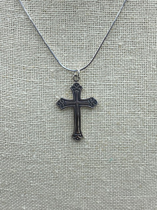 SS Cross Necklace 4346