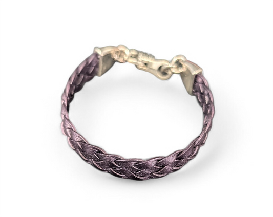 425 Braided Leather Bracelet