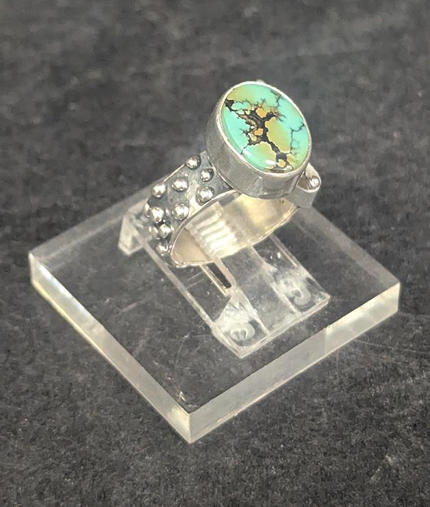 402 Sterling Turquoise Ring