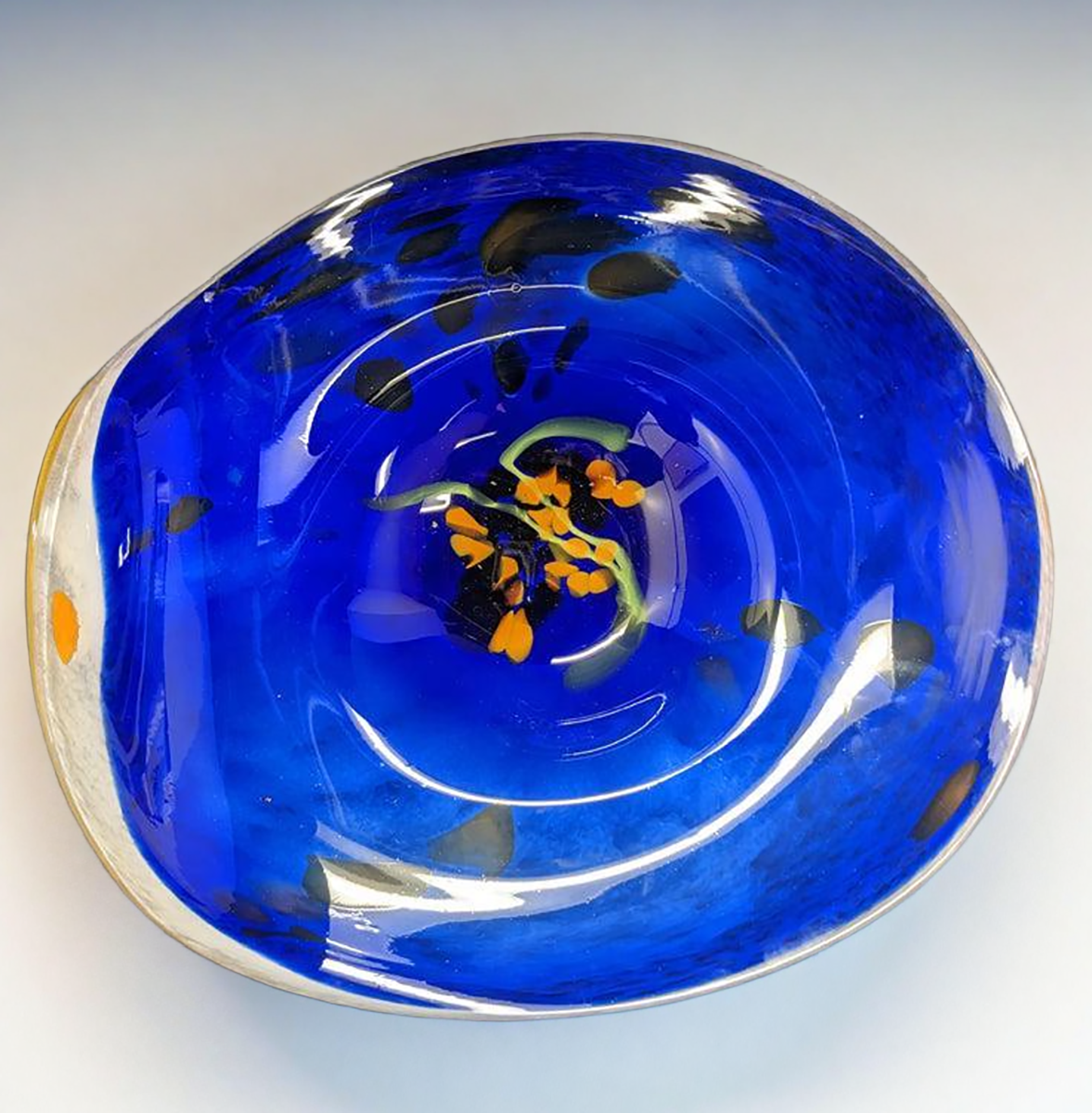 Blue Oblong Plate