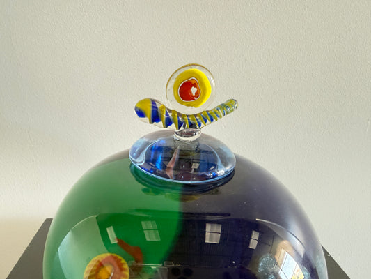 Glass Vessel with Lid - Snail