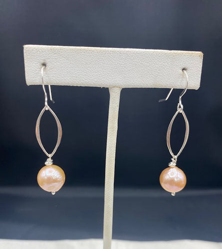 Pink Pearl Earrings 4267