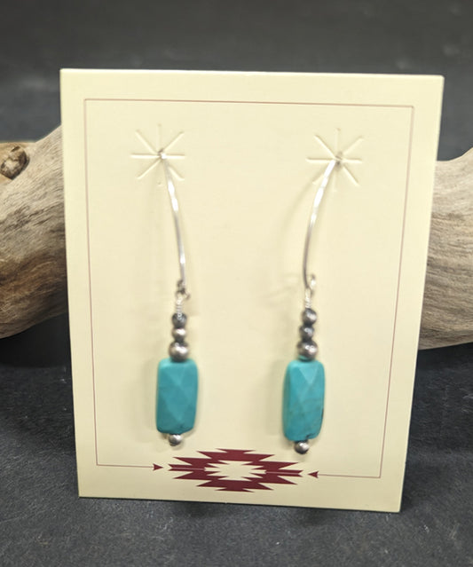 Turquoise Earrings 1444 - 0 x 0 x 0