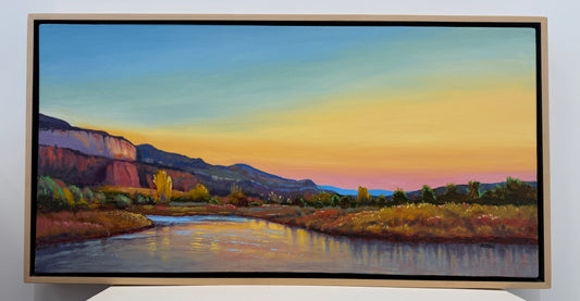 Untitled (Sunset Over the River), 1996 by Phil Hulebak
