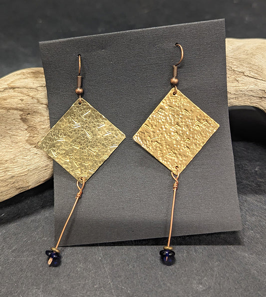 Brass Earrings 539