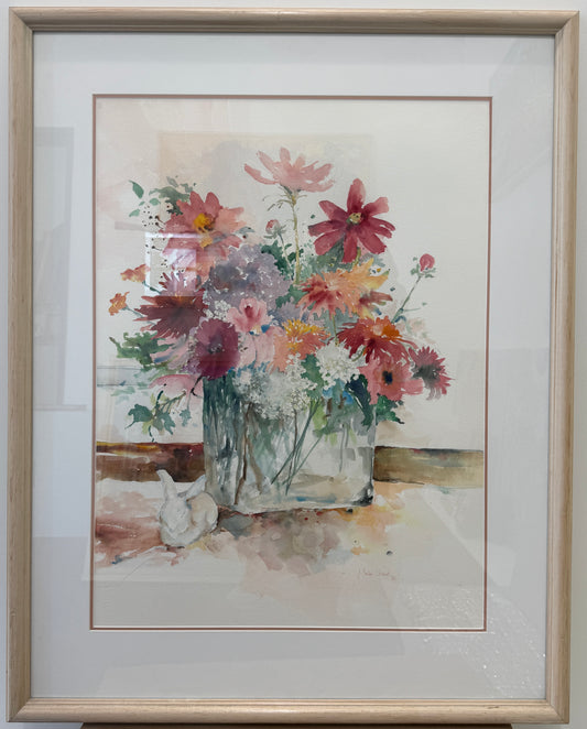 Untitled (Flowers in Glass Vase)