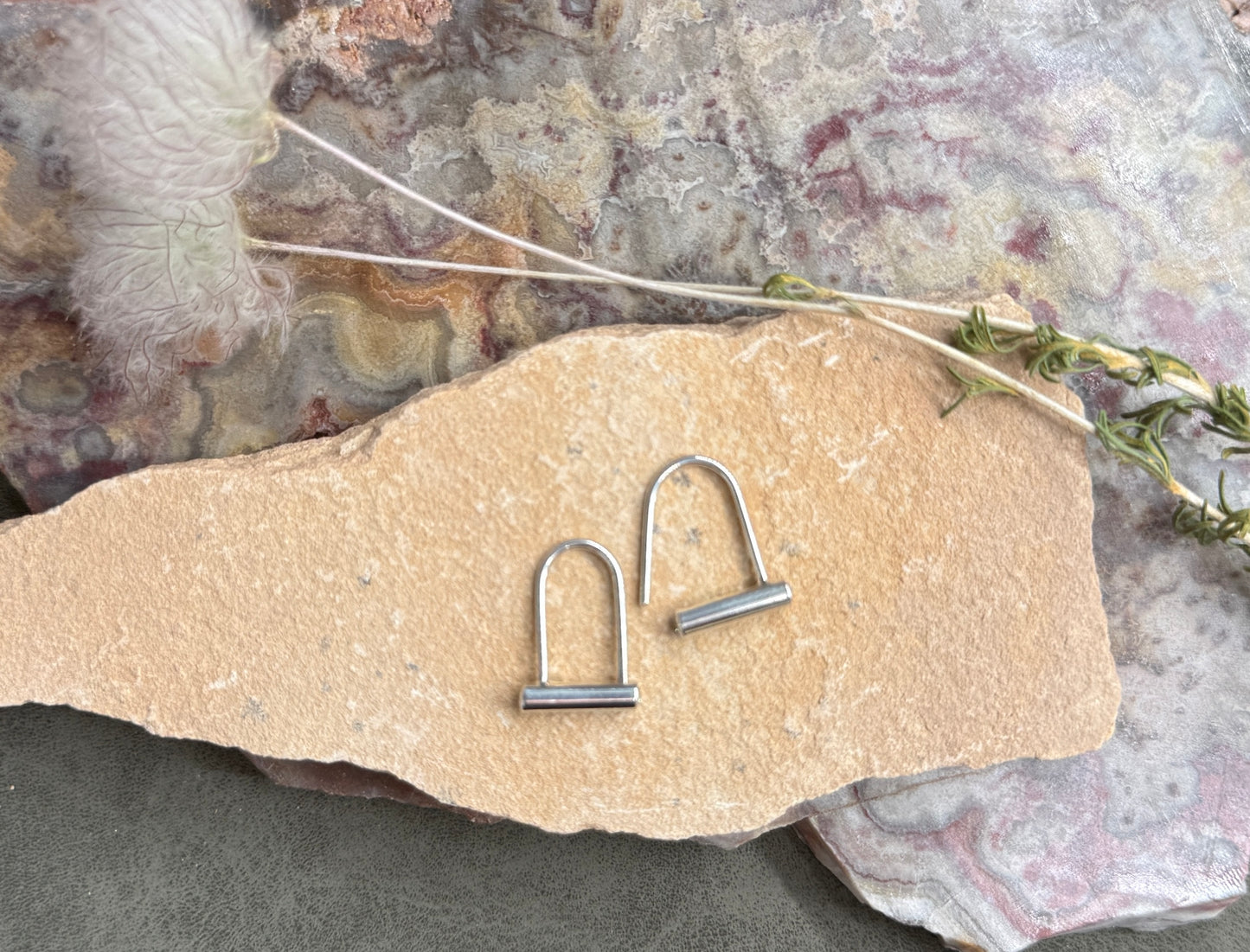 Baby Bike Locks (Sterling with CZ)