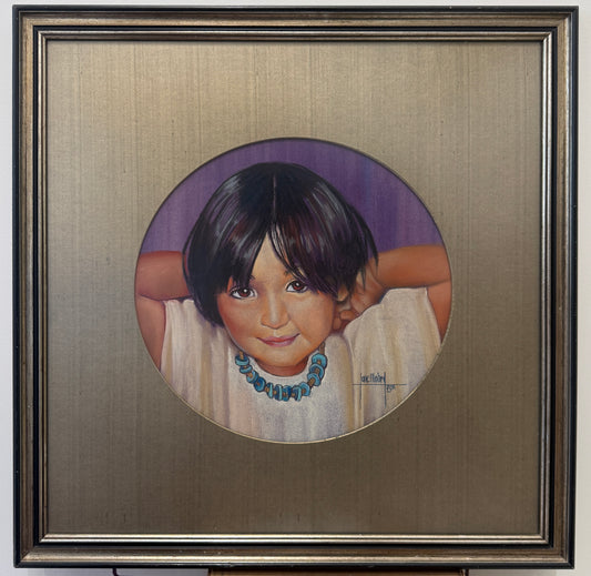 Girl with Hands Behind her Neck by Jane Mabry