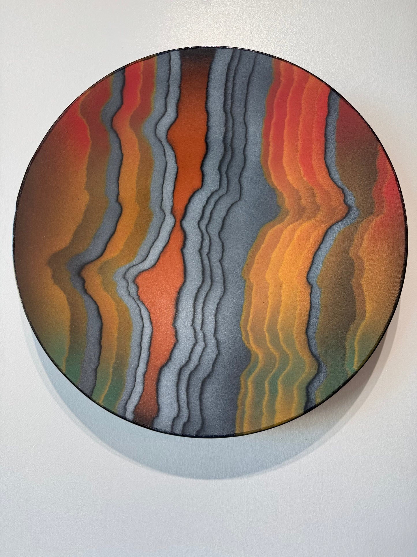 Southwest Abstract Platter Terra Cotta
