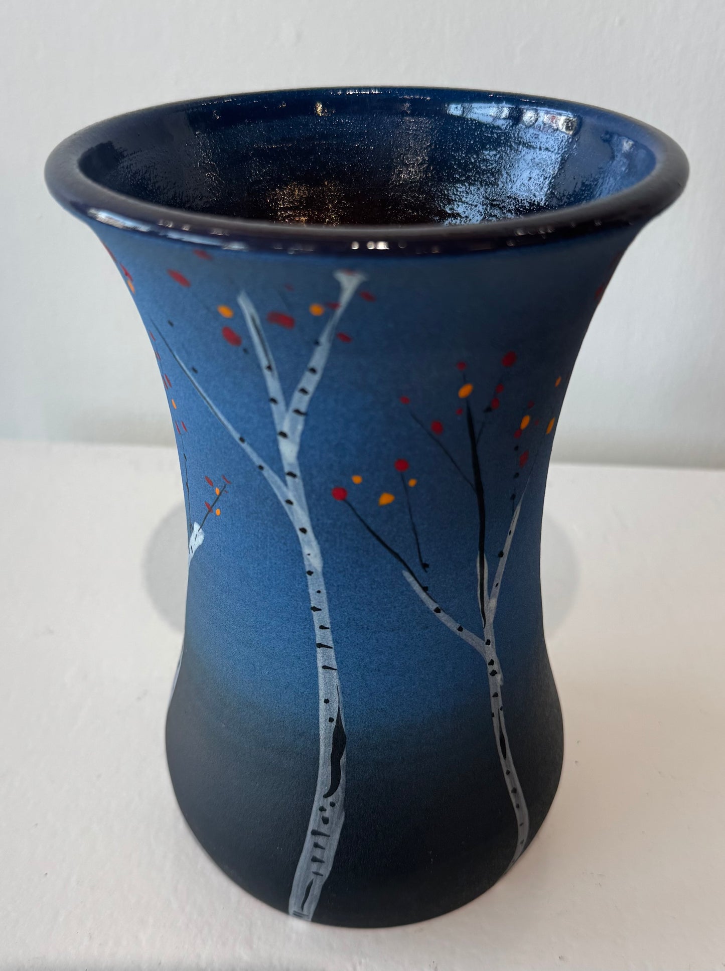 Aspen Vase, Spring Blue