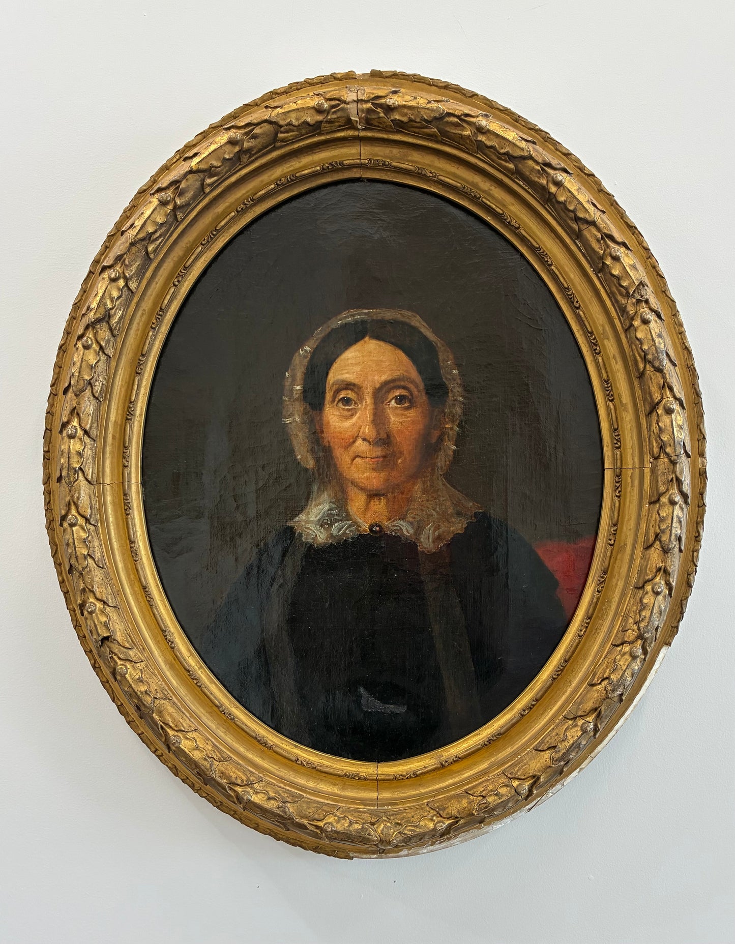 Oval Portrait of a Lady