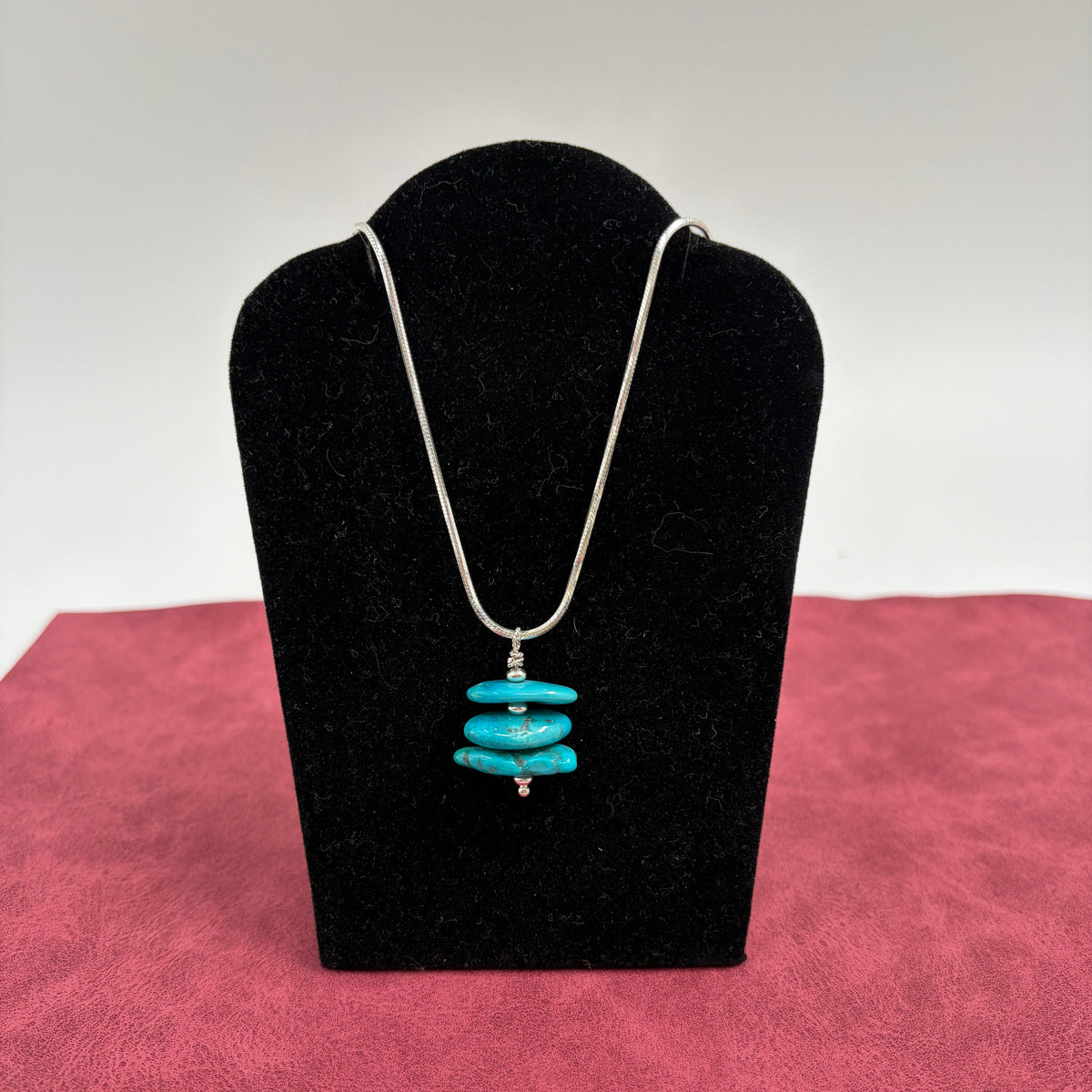 Sleeping Beauty Turquoise Pendant