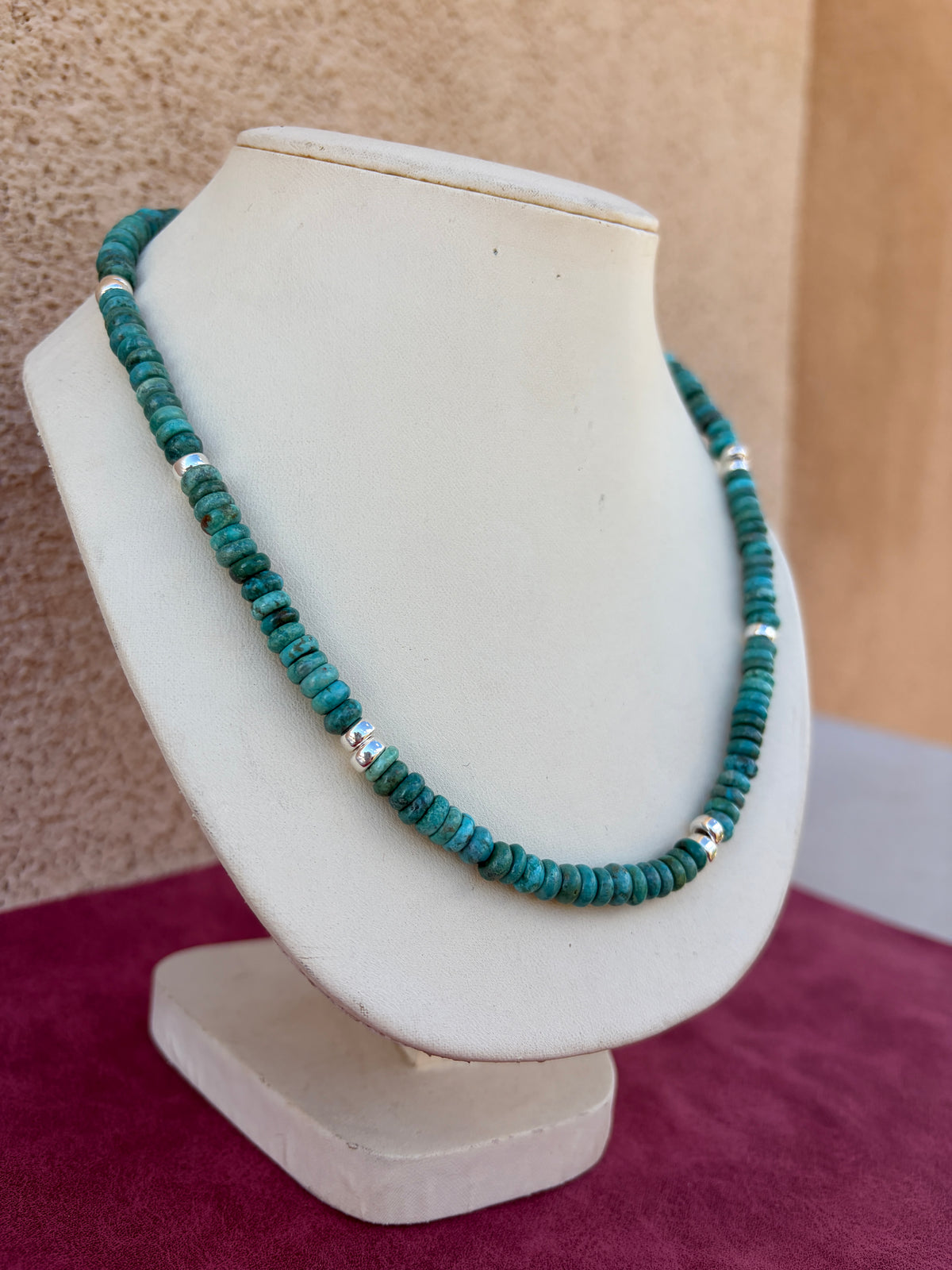 Turquoise and Sterling Necklace