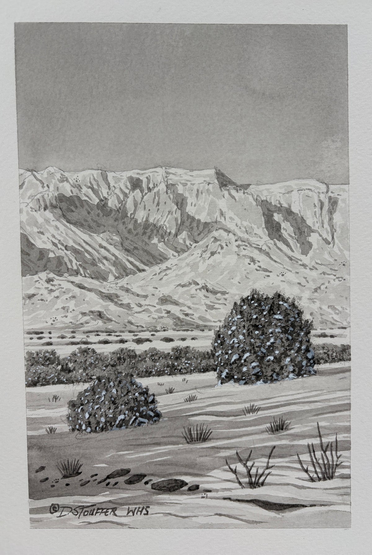 Sandias, Winter on the Grant