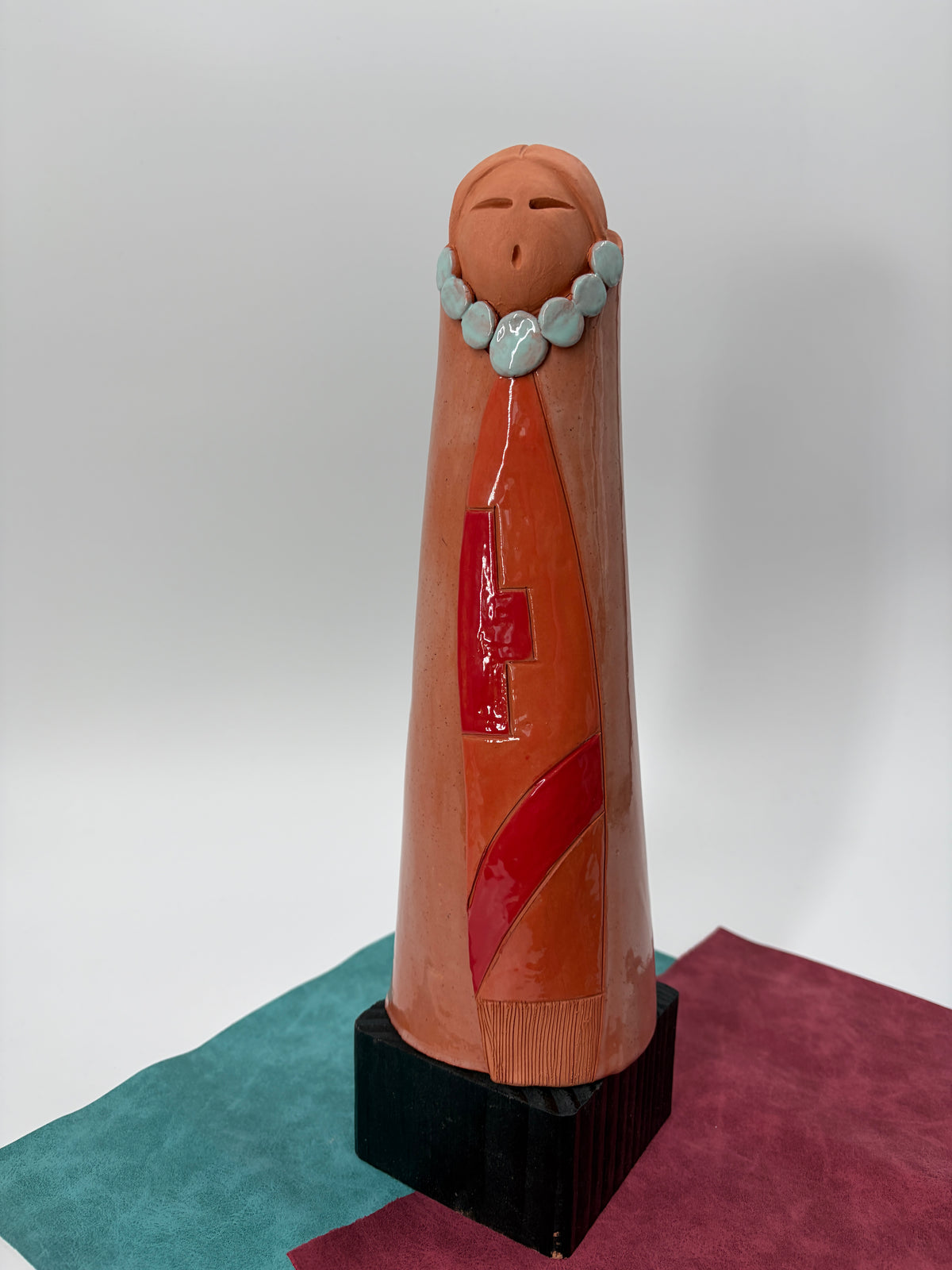 Standing Figure in Orange