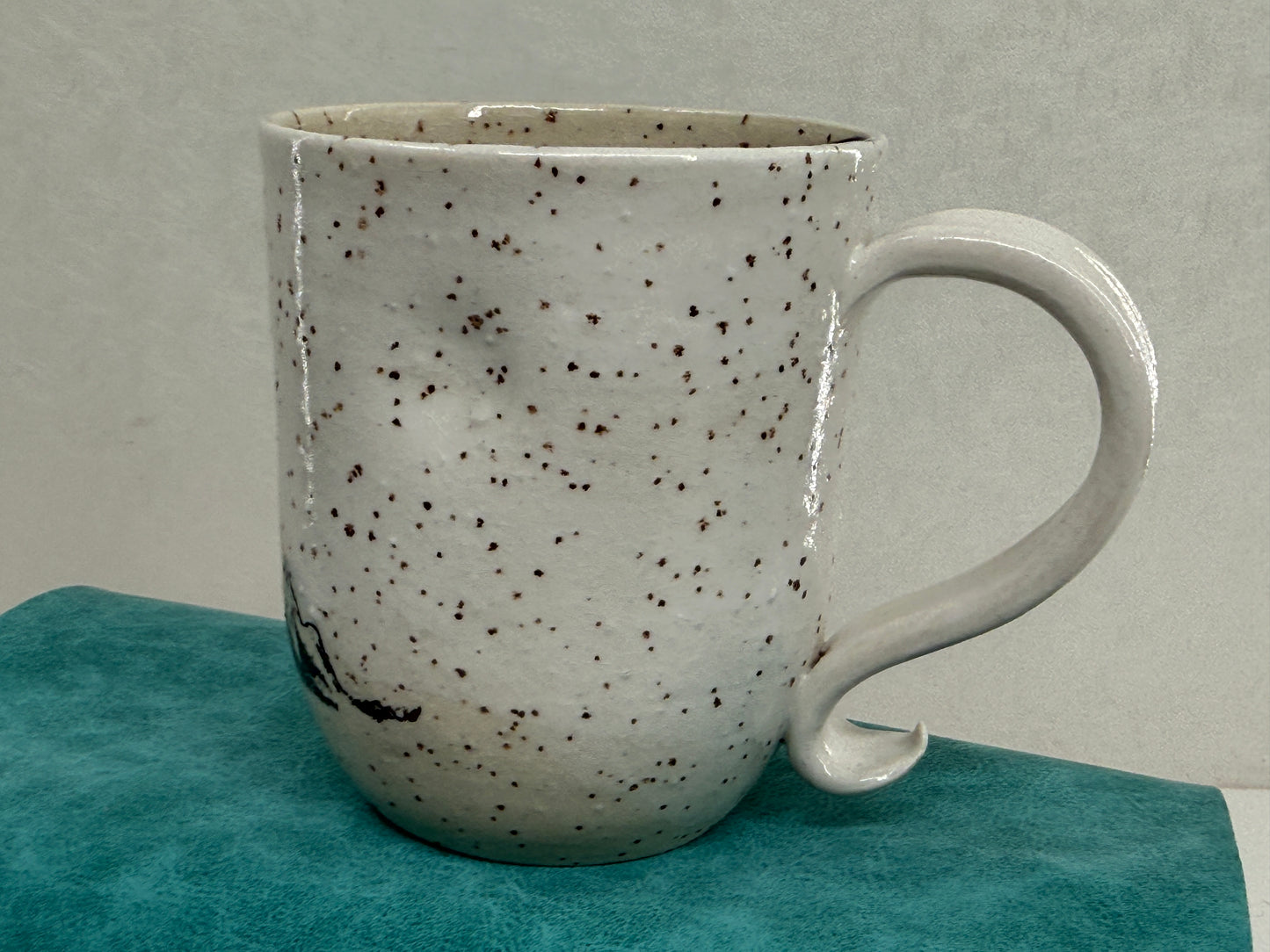Mountain with Red Moon Mug