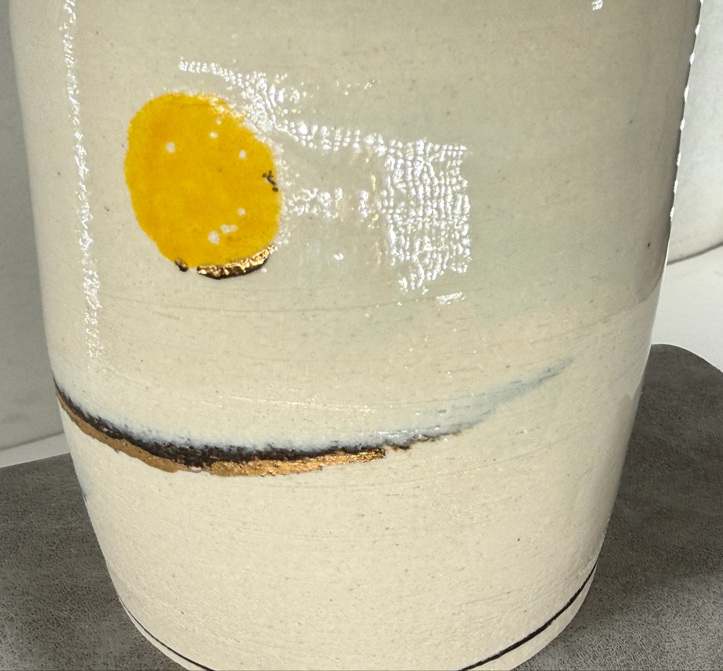 Two-Tone Mug (with Yellow Moon)