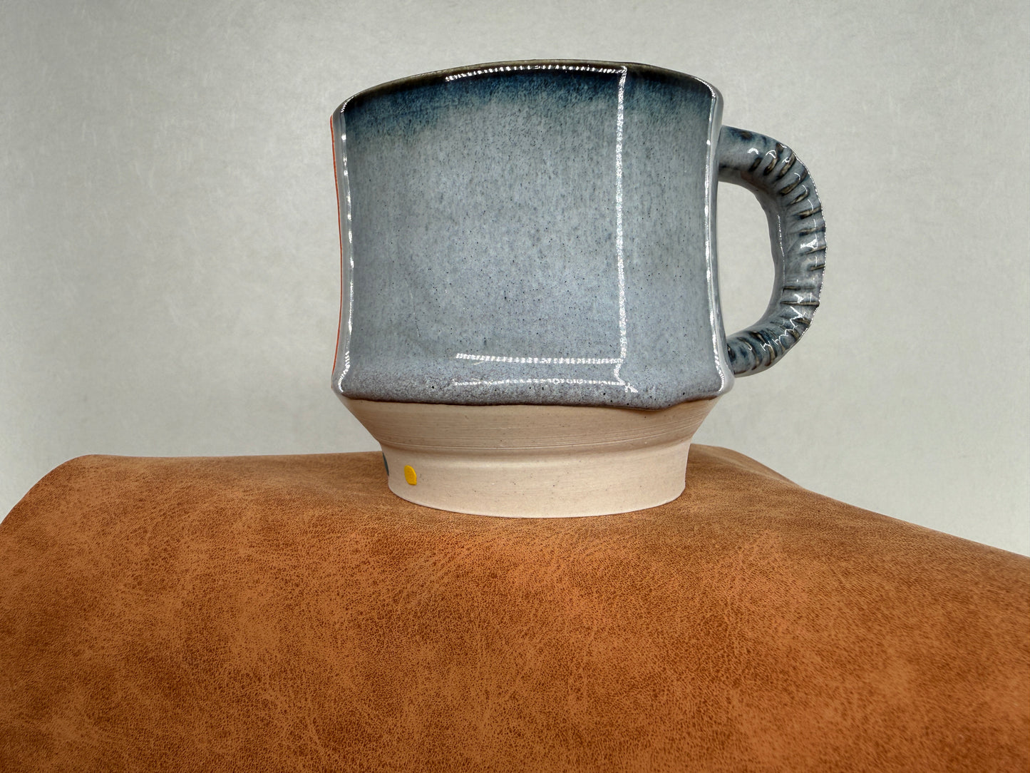 Orange Line Mug (with dots)