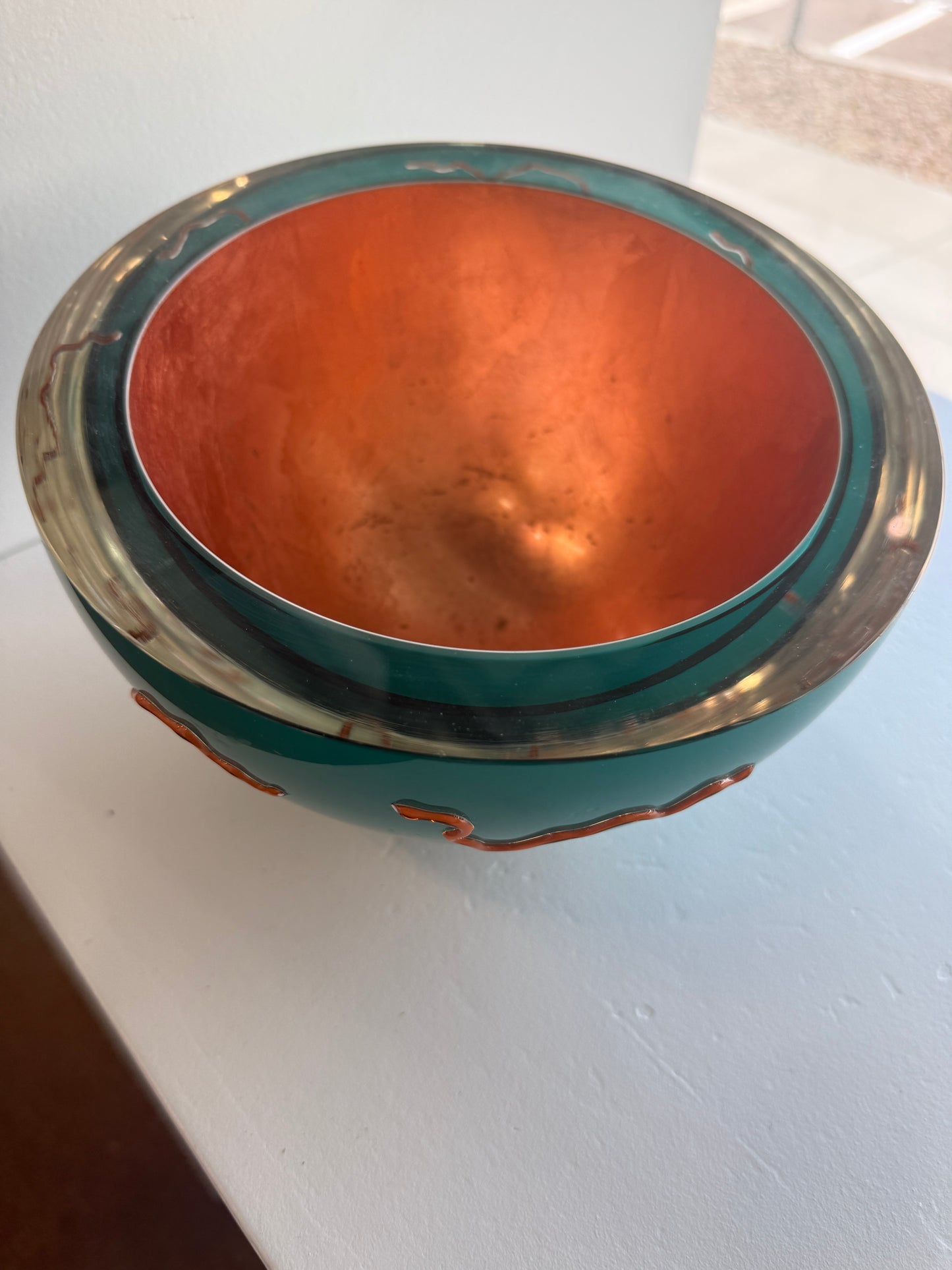 Glass Reflecting Bowl