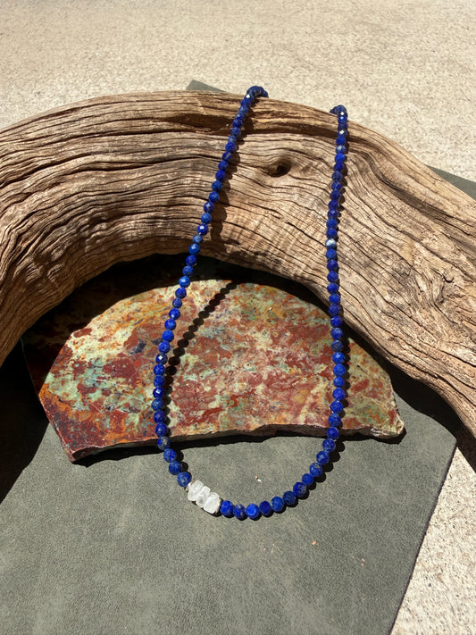 Lapis and Moonstone Necklace