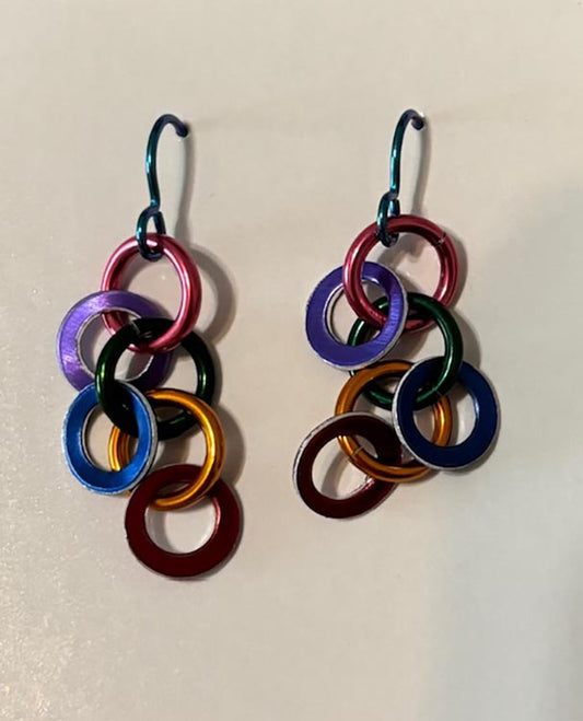 Multicolor Jiggle Earrings 149