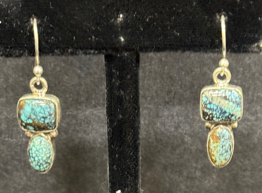 Blue Turquoise Earrings