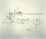 Untitled Small Boats LR-DR15-35 - 16.5"x13.5"