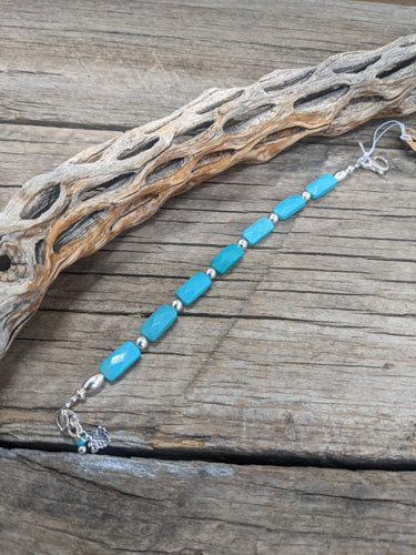 Turquoise Faceted Bracelet 1353