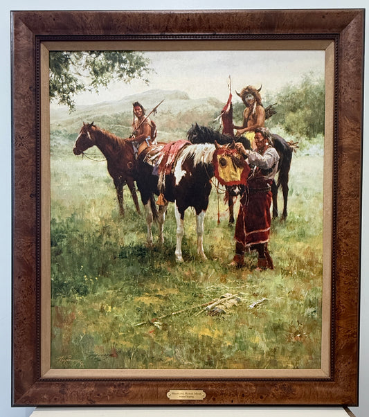 Medicine Horse Mask by Howard Terpning