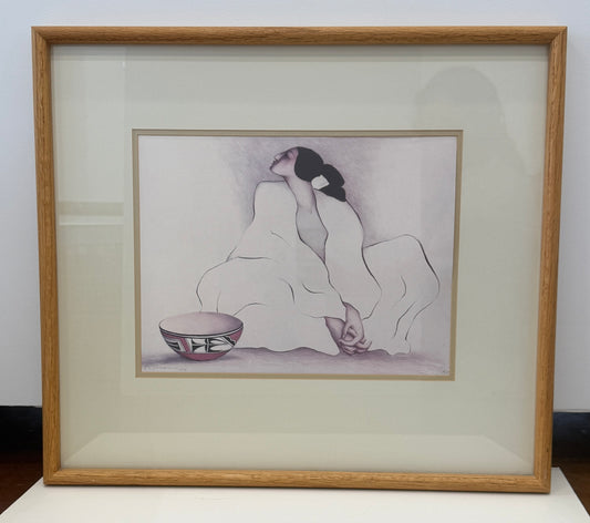 Zia (Woman with Bowl) by RC Gorman