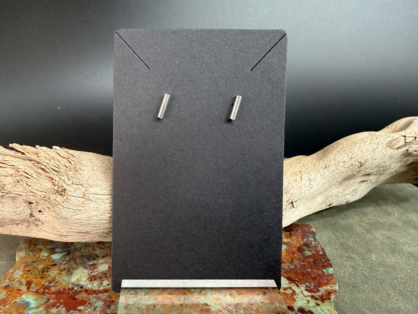 Mini Tube Studs (Sterling)
