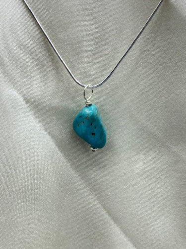 Turquoise Nugget Pendant 4217 - 0 x 0 x 0