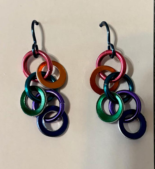 Multicolor Jiggle Earrings 148