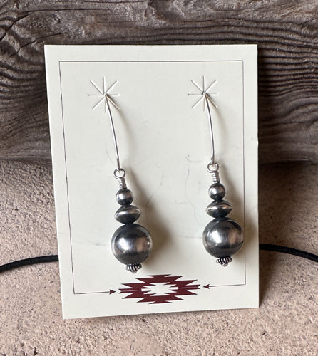 Navajo Pearl Earrings 1368