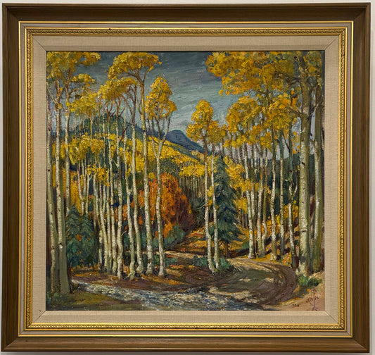 Untitled (Aspens by Stream), 1955